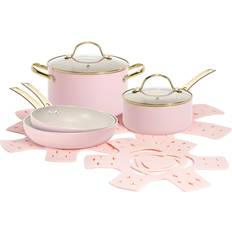 Kochgeschirr-Set 10-teilig Aluminium Keramik
