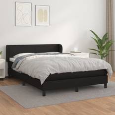 Kontinentalsäng 140 vidaXL Mit Matratze Kunstleder 140 x 190 cm Boxspringbett