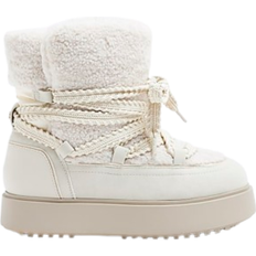 River Island Borg Ski Boots - Cream