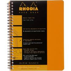 Orange Notepads Rhodia Wirebound Notebook A5+ Lined