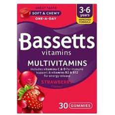 Bassetts Multivitamins 3-6 Strawberry 30 Gummies 30 pcs