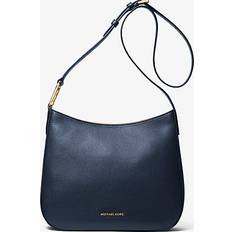 Michael Kors Kensington Large Pebbled Leather Crossbody Bag - Blue