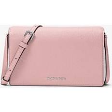 Michael Kors Jet Set Medium Pebbled Leather Crossbody Bag - Pink