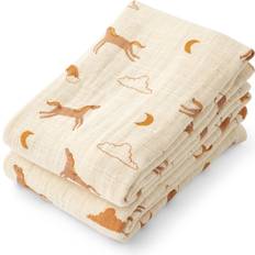 Liewood muslinfilt Liewood Lewis Muslin Stofbleer 2-pak Dream Ecru