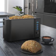 Ebern Designs 4 Slice Long Slot Toaster With Warming Rack