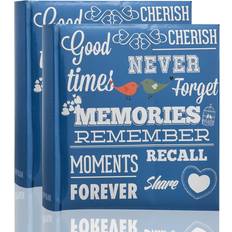 White Photo Albums Happy Larry Memories Slogan Album White 200