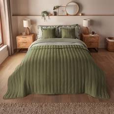 Green Bedspreads Silentnight Supersoft Quilted 150 x 200 cm - Bedspread Green (200x)
