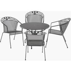 Pacific Lifestyle Elegance 4 Seat - Grey Patio Dining Set