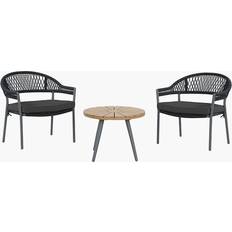 Wood Bistro Sets Pacific Lifestyle Bazel Outdoor - Black (2) Bistro Set