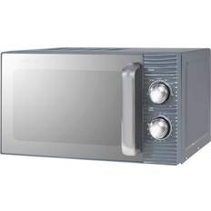 Countertop - Grey Microwave Ovens Ebern Designs 17L 700W Solo Manual Microwave Timer Grey, Silver