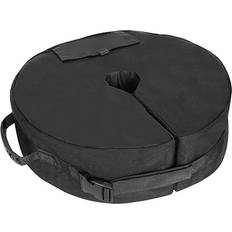 Heavy duty parasol base Dakota Fields Ceanna 40Kg Black Heavy Duty Round Garden Patio Parasol Umbrella 5cm H x 7cm W x 7cm D