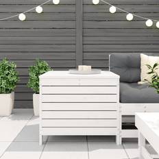 Outdoor Side Tables Brambly Cottage Rectangular 63.5 cm L - White Outdoor Side Table
