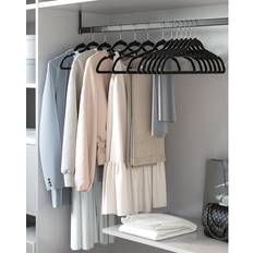 Black Hangers Fairmont Park Set Of 20 Clothes Coat Hangers Hanger