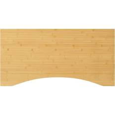 vidaXL Bordplade Til 100 x 50 x 2,5 cm Bambus Skrivebord