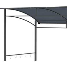 Grillpavillon Adon 215 cm x 150 cm aus Stahl