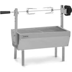Barrel Charcoal BBQ Silver