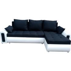 Inny Producer Relax White/Black Sofa 245cm 3-Sitzer