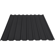 Profiltech Sort TP18 Ståltrapezplade 250x107x0.5cm - RAL 9005