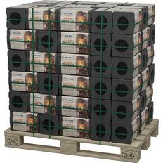 Pellets & Spänebriketts Rekord Braunkohle Briketts auf Palette 90 x 10 kg Spänebrikett Hocker