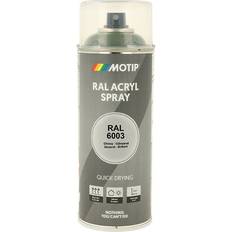 Grön - Inomhusfärger Målarfärg Motip RAL 6003 Lackfärg High Gloss Olive Green 0.4L