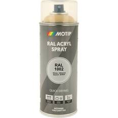 Motip Målarfärg Motip RAL 1002 Lackfärg High Gloss Sand Yellow 0.4L