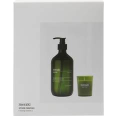 Meraki Gift Set Hand Soap and Anti-odor Green Herbal Scented Candle