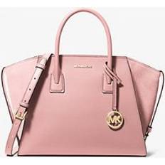 Skinn Väskor på rea Michael Kors Large Leather Suede Satchel - Pink