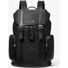 Michael Kors Skinn Ryggsäckar Michael Kors Pebbled Leather Backpack - Black