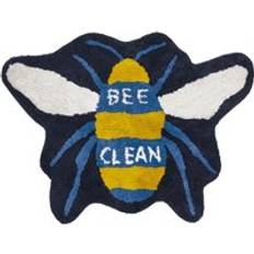 Joules Bee Clean Cotton Bath Mat Navy