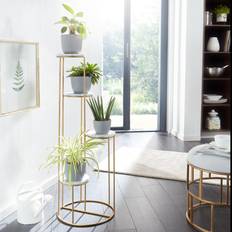 Pots, Plants & Cultivation Canora Grey Plant Stand Real Marble White 36.5cm x 107.5cm x 36.5cm