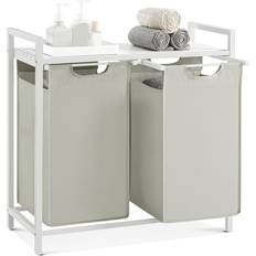 Laundry Sorter White 72cm H x 73cm W x 33cm D