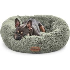 Silentnight Calming Plush Donut Pet Bed 14cm H x 60cm W x 60cm D