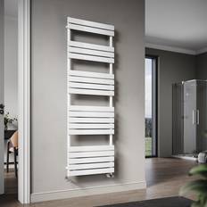 White Towel Rails Ebern Designs Roverto 19 Wall Towel Rack 180 cm H x 60 cm L x 5 cm D