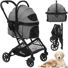 Balconera 3-In-1 Foldable Pet Stroller 103cm H x 56cm W x 73.4cm D