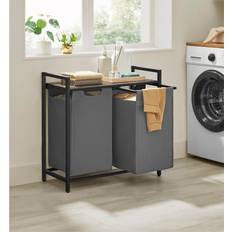 Laundry Sorter Grey 72cm H x 73cm W x 33cm D