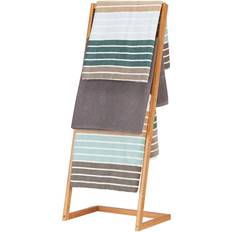 Rebrilliant Avilla Wood 4 Freestanding Towel Stand 98cm H x 40.5cm L x 28cm D