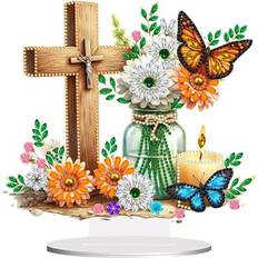 Orange Diamond Paintings Brambly Cottage Renegar Box Signs & Plaques 28cm H x 25cm W x 3cm D