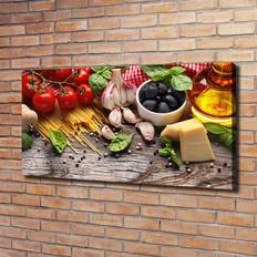 ModernMoments Italienisches Essen Kunstdrucke auf Leinwand Bild