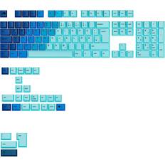 Tastaturen Glorious GPBT Gradient Keycaps ISO Layout PBT Dye-Sub Ocean