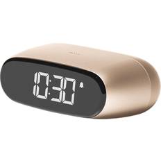 Lexon Alarm Clocks Lexon LR154D Mini Reisewecker Minut Goldfarben