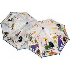 Kids Colour Changing Childrens PVC Umbrella Transparent