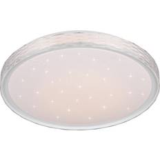 Led deckenleuchte Reality Leuchten LED Deckenleuchte 39x6 cm Weiß Deckenfluter