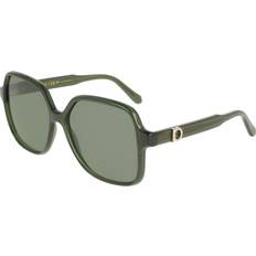 Sunglasses Ferragamo SF2069SE 317 Women’s Sunglasses - Transparent Green