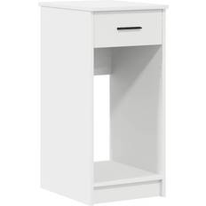 VidaXL Vita Förvaringsskåp vidaXL Datorstativ Med Låda Vit 35x45x77 cm Förvaringsskåp