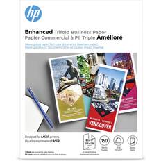 HP 8.5x11" Enhanced Tri-Fold Business Paper Glossy 40lb 150 Sheets 150g/m²x150pcs