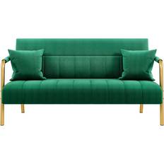 Yaheetech U110075233 Green Sofa 143.5cm 2 Seater