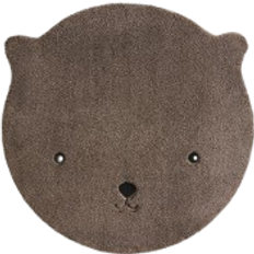 H&M Animal Shaped Rug Dark Mole/Bear 39.4x39.4"