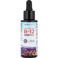 Methylcobalamin b12 Vitamatic Methylcobalamin B12 Natural Berry 5.000 Mcg 2 fl oz