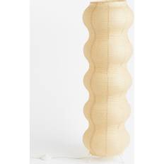 Lampe rispapir H&M i Rispapir - Beige Gulvlampe 104cm