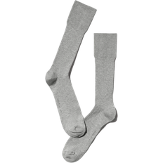 CDLP Mid Length Rib Socks - Grey Melange